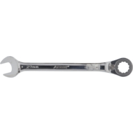 Ratcheting combination spanner 27 mm 15° reversible