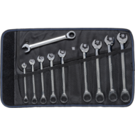 Ratchet spanner set, 10 pcs