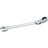 Ratcheting combination spanner 13mm articulated head