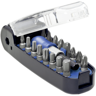 Bit box, 17-pc. universal with bit holder