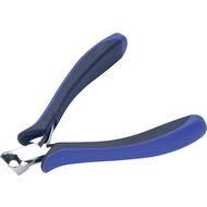 Oblique cutter for electronics 120mm, straight head, fine bevel, ESD-2K handle