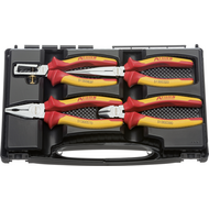 VDE pliers in plastic case, 4-piece