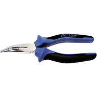 Three-way pliers 160mm , angled jaws, with 2K handle