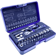 Socket set 1/4", 36 pcs.