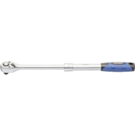 Telescopic reversible ratchet 1/2”, extendable from 305 to 445 mm