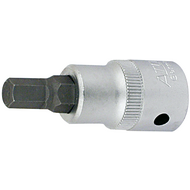 Socket insert 1/2", hex. bit, 7mm L=57mm