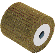 Lamellenwalze Schleifvlies/-leinen Color, 115x100x19mm, K120, gelb