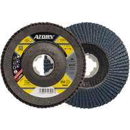 Fächerschleifscheibe X-LOCK ø 125mm, Zirkon, Korn 40, schräg