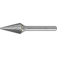 Small carbide rotary cutter type SKM 3x11mm toothing 6 (1), shank 3mm, L=75mm