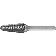 Small carbide rotary cutter type KEL 3x12mm toothing 6 (1), shank 3mm, L=75mm