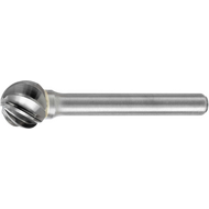 Carbide rotary cutter sim. to DIN8033 type KUD 6mm aluminium teeth, shank 6mm