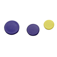 Organisations-Magnet 34 mm Durchmesser gelb