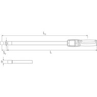 Drehmoment-Schlüssel MANOSKOP® 714, 1-10Nm, 9x12mm, für Einsteckwerkzeuge
