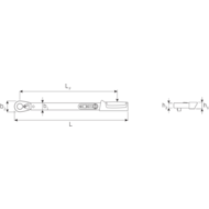 Torque wrench MANOSKOP® 721-5 Quick 6-50 Nm, integral ratchet 3/8"