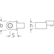 Bit-Halter Form D8 5/16' Einsteckwerkzeuge 9x12mm