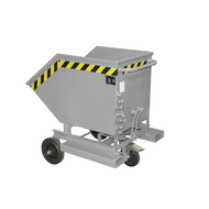Steel sheet box cart 250 litres RAL7005