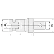 Reducer VORTEX DRILL 50 to 32; L=80 mm