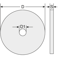 Metall-Kreissägeblatt VHM DIN1838B ø15x0,2x5mm 20 Zähne, grobgezahnt