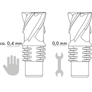 Single open-ended spanner size 20 Wr. width 8