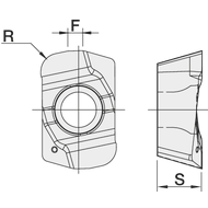 Indexable cutting insert XPET 100312 ZDR-HF PHP930