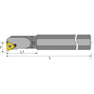 Boring bar SIR 5 H06 L=100mm (for threading inserts 06IR..)