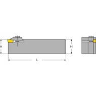 Tool holder AHR 211 1616 3 (parting-off and grooving, turning) W=3,1mm