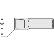 Recessing insert AIMC 42156 HC3630 coated, K=0°