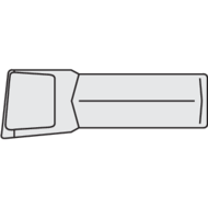 Recessing insert AIMC 42156 HC3630 coated, K=0°