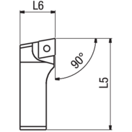 MHD insert holder SFCC 16 Ø18-23mm (for insert CC.. 0602..)