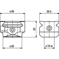 MHD base holder P 20.30 (for boring bar B)