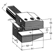 Tool holder DIN69880 B2, 20x16x30mm