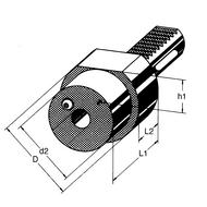 Tool holder DIN69880 F1, VDI20/MK1