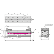 Machine vice BB-100mm KNC100 standard