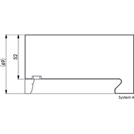 Aufsatzbacken 60mm Alu-Standard System 1