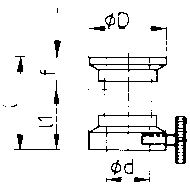 Spring type clamp holder, model 1