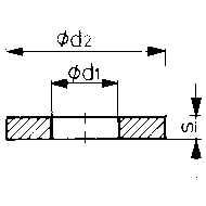 Washer sim. to DIN6340 M6