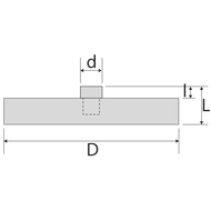 Flat grippers NEO protective sheath, dimensions: Ø=12 MM, H=7.0 MM, M4