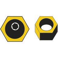 Spare hexagonal washers M4 (set of 10 pcs.)