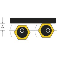 Eccentric clamp M 4x0,7 (set of 10 pcs.)