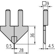 Messerspitze (Paar) für Messschieber Nr. 500717….