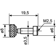 Adapter für Sondertastspitzen für Universalmaessgerät UNICHECK