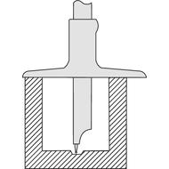 Universal depth gauge, digital 800mm (0,01mm) with three bridges