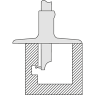 Universal depth gauge, digital 800mm (0,01mm) with three bridges