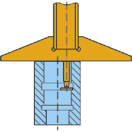 Digital sliding depth gauge 100mm (0.01mm) IP67, with 3 measuring inserts