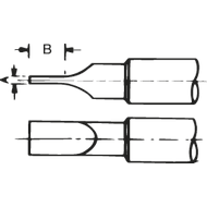 Outside micrometer, digital 0-30 mm QuickMike, blade-type measuring areas