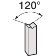 V-Amboss 120° für Bügelmessschrauben 503527…. und 503610….