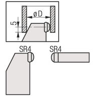 Bügelmessschraube digital Form D1 Typ A 0-25mm (0,001mm) IP65 Amboss gewölbt