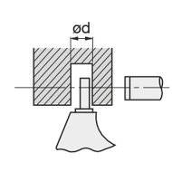 Digital outside micrometer, sim. to D12 type F 0-25mm (0,001mm) IP65