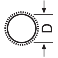 Workshop file DIN7261F 150mm cut 3 round