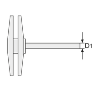 Tool holder for cloth rings 6-20mm shank=8mm